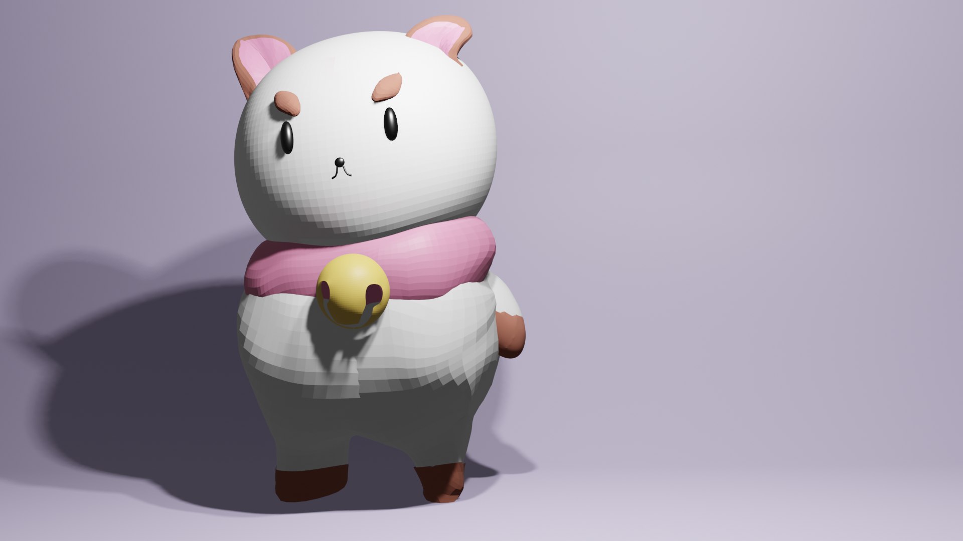 3D Puppycat Model From Bee And Puppycat - TurboSquid 2032019