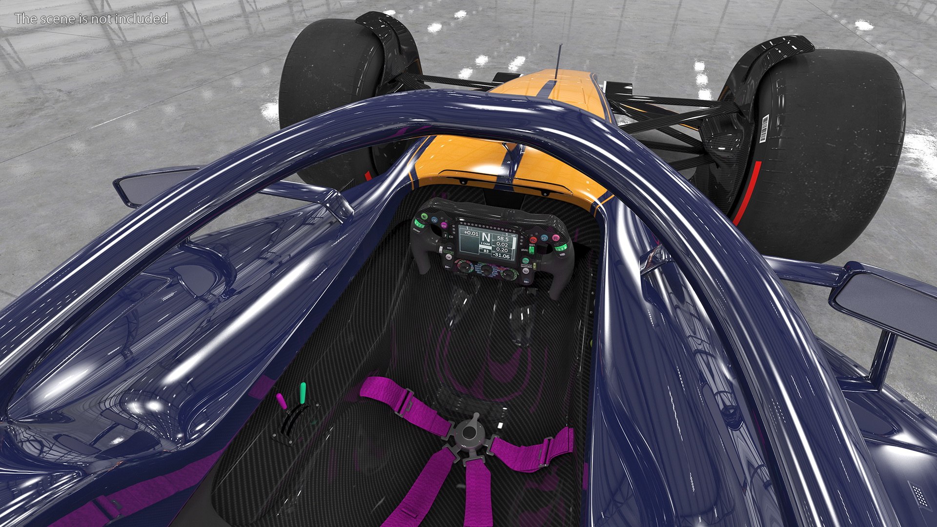 3D Open Wheel Racing Car model - TurboSquid 1832661