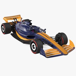 3D Open Wheel Racing Car model