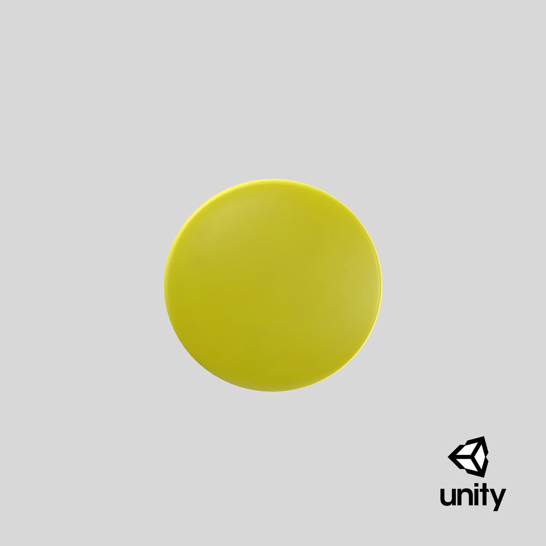 Button 01 13 Yellow 3D - TurboSquid 1204371