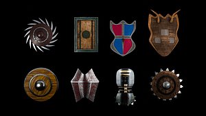 Shield 3D model
