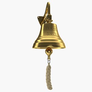 3D model titanic bronze bell