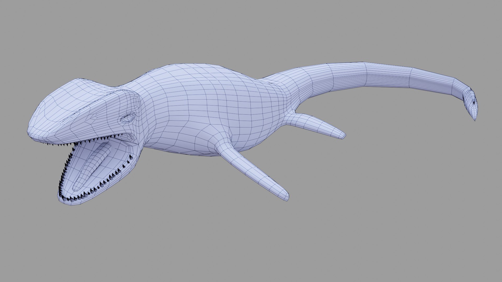 3D Mosasaurus Low Poly - Rigged - TurboSquid 1909504