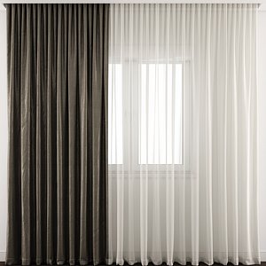 curtain 3D model