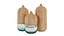 Secos E Molhados Jarrones Madera Y Vidrio Modelo 01