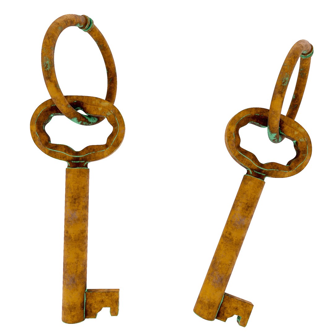 3D Vintage Rusty Key 3d Model Model - TurboSquid 1977726