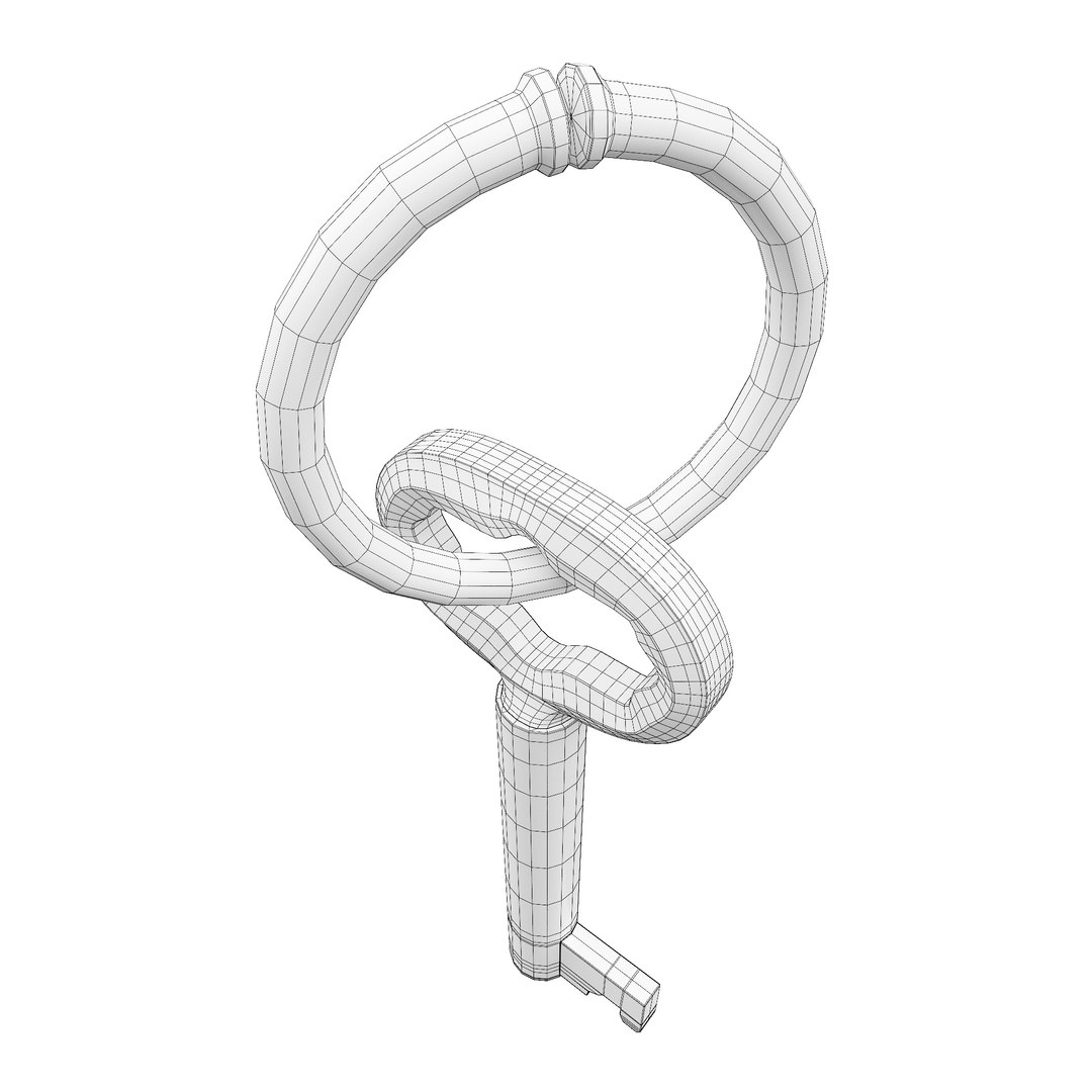 3D Vintage Rusty Key 3d Model Model - TurboSquid 1977726