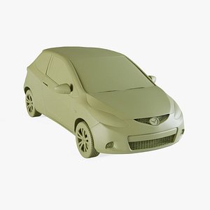 3D Mazda 2 2010 model
