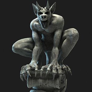 Stone Gargoyle Deamon Statue