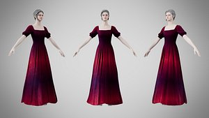 3D model Dress 27 Velvet Horizon