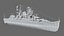 japanese cruiser kumano 3D model
