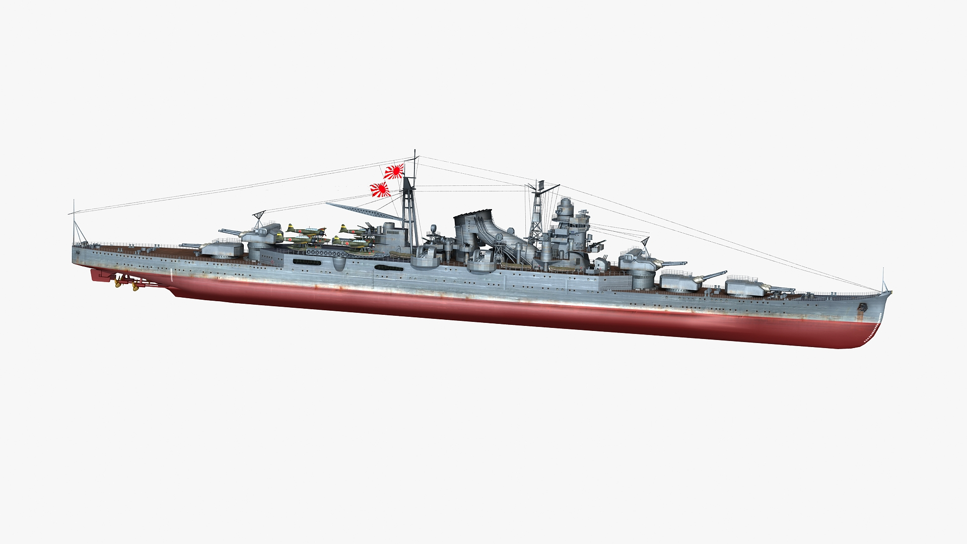 Japanese Cruiser Kumano 3d Model - Turbosquid 1442682