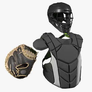 3D Catcher Equipment Game Ready
