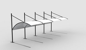3D Carport 3D model model
