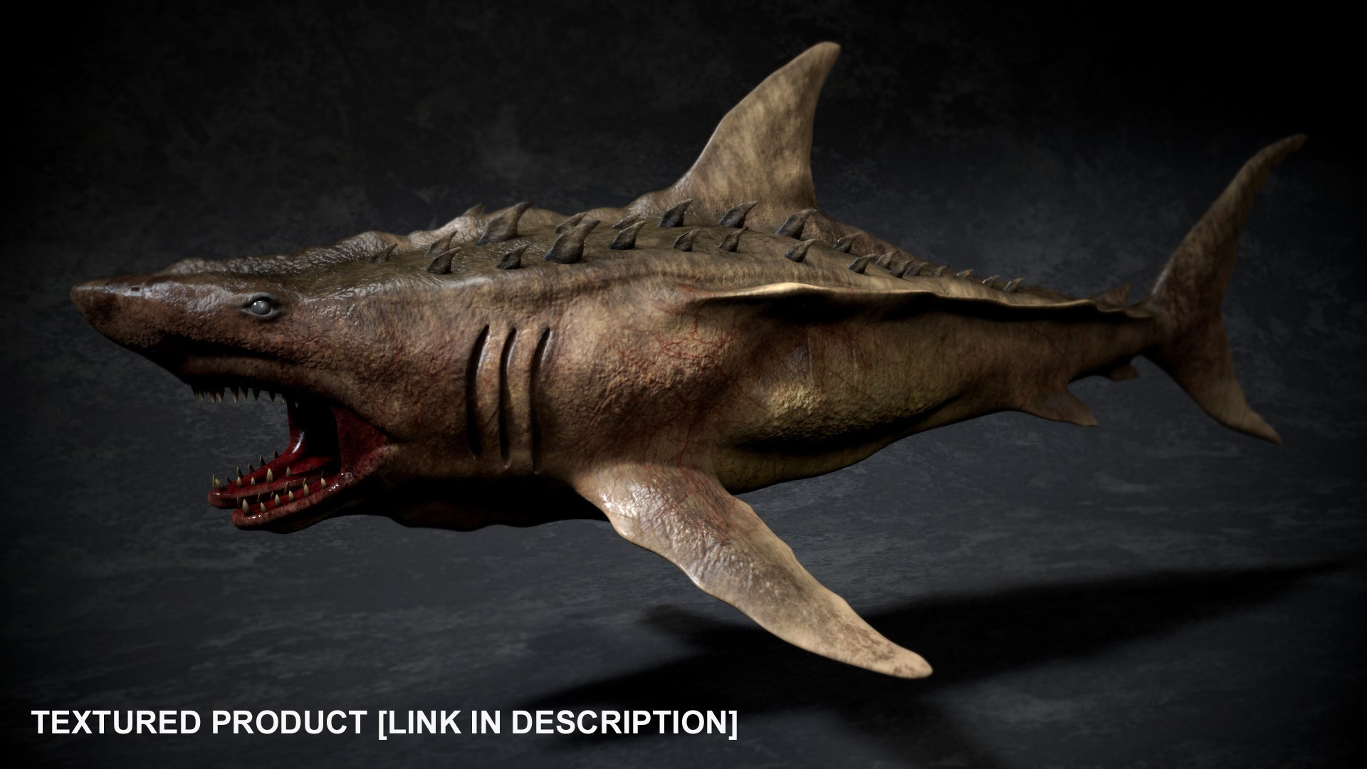 3D Model Zombie Shark Base Mesh 3d - TurboSquid 2150739
