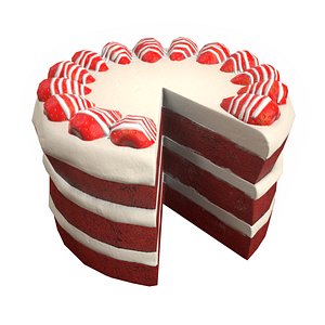 RedVelvetCakeChart 3D model