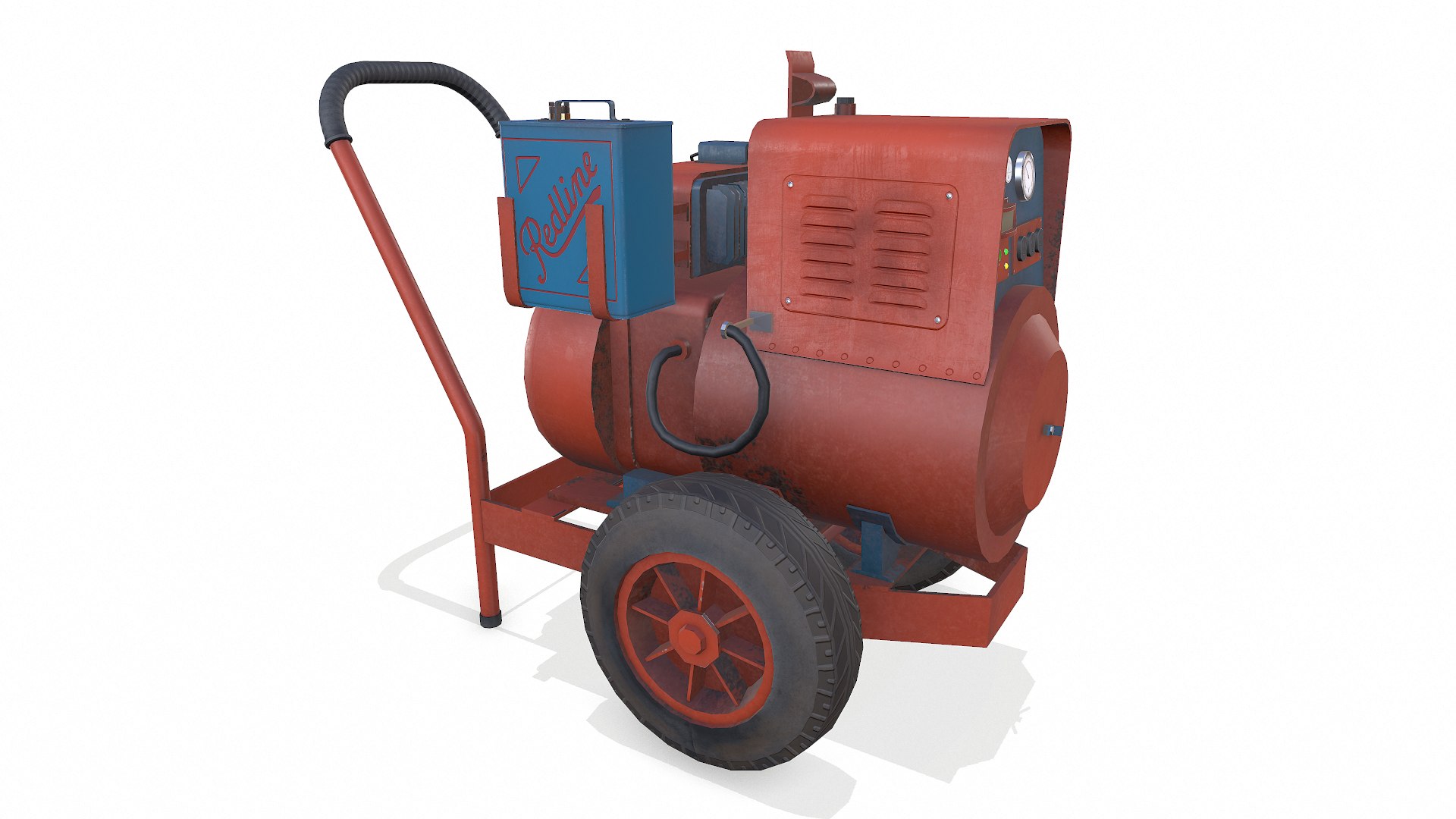 3D Old Vintage Electric Generator Low-poly PBR - TurboSquid 2384123