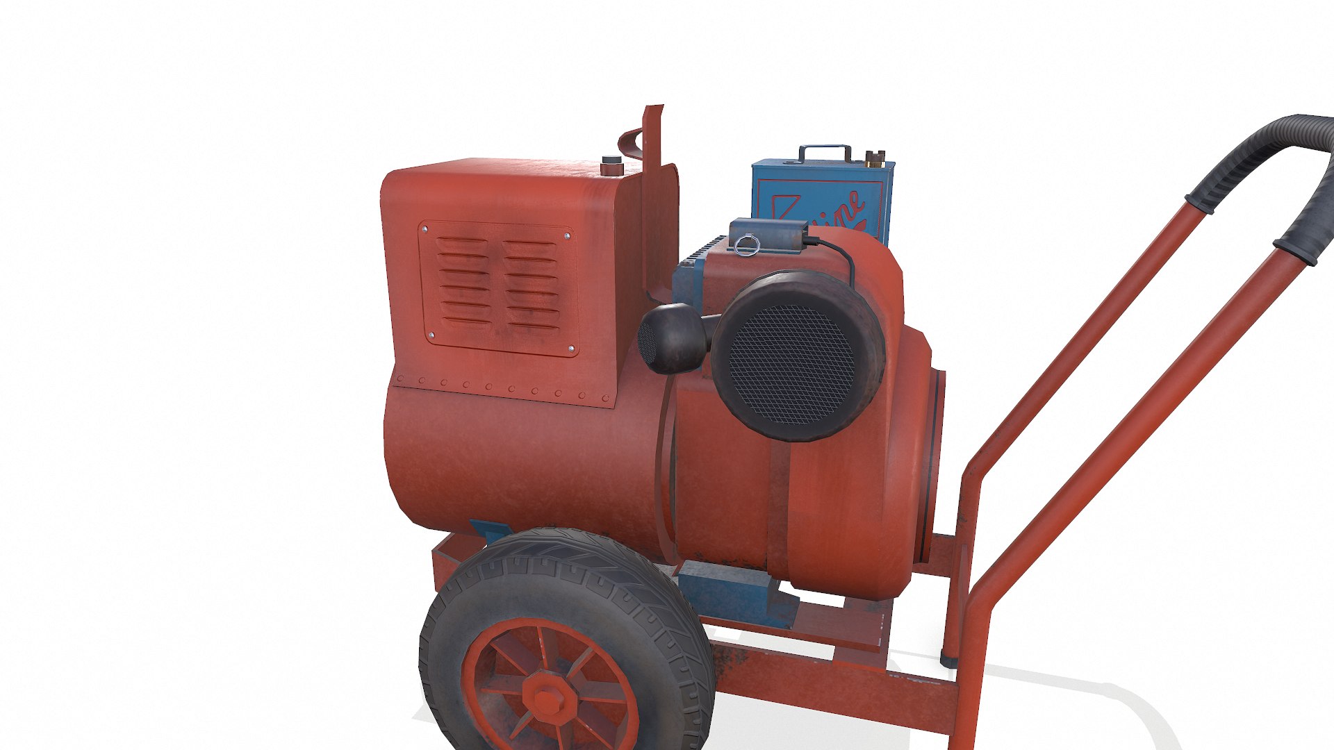 3D Old Vintage Electric Generator Low-poly PBR - TurboSquid 2384123