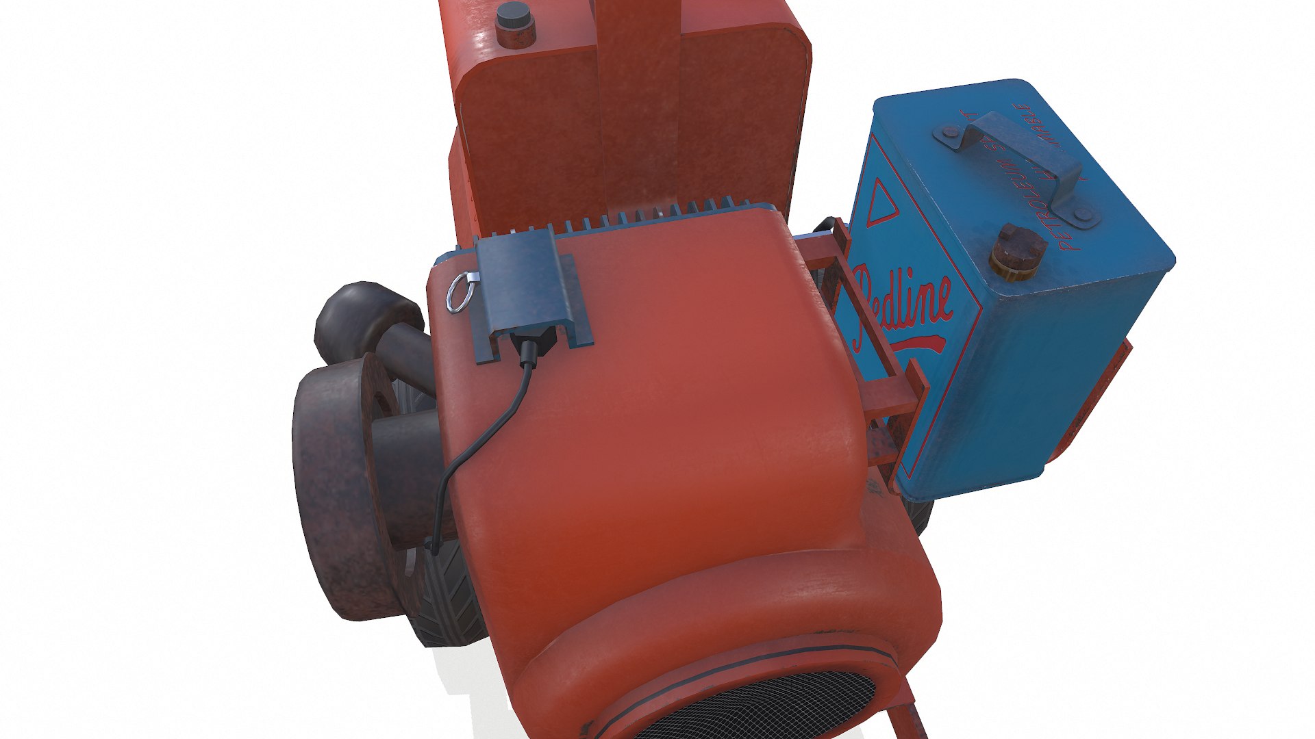 3D Old Vintage Electric Generator Low-poly PBR - TurboSquid 2384123