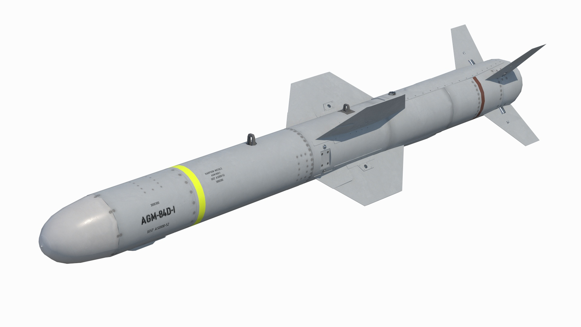 AGM 84 Harpoon Missile Game Ready 3D model https://p.turbosquid.com/ts-thumb/DL/iO2VNF/2C/agm_84_harpoon_missile_game_ready_360/jpg/1779842720/1920x1080/turn_fit_q99/4de8c1e6b8d5786c29f3d176f2cc27134e3d4e51/agm_84_harpoon_missile_game_ready_360-1.jpg