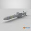 AGM 84 Harpoon Missile Game Ready