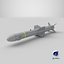 AGM 84 Harpoon Missile Game Ready