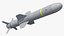 AGM 84 Harpoon Missile Game Ready