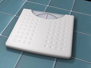3d room scales model