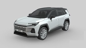 3D Low Poly Car - Toyota RAV4 2026 model