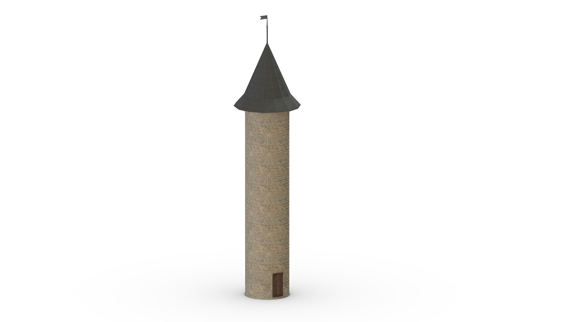 Medieval Castle Module 09 Low Poly PBR Realistic 3D Model - TurboSquid ...