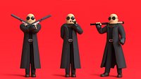 Minimal Gangster  Cartoon Character