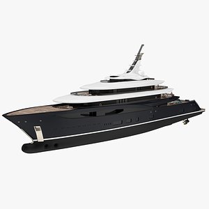 3D Breakthrough Superyacht 118m model