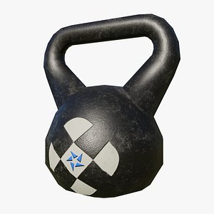 gym kettlebell 3D model