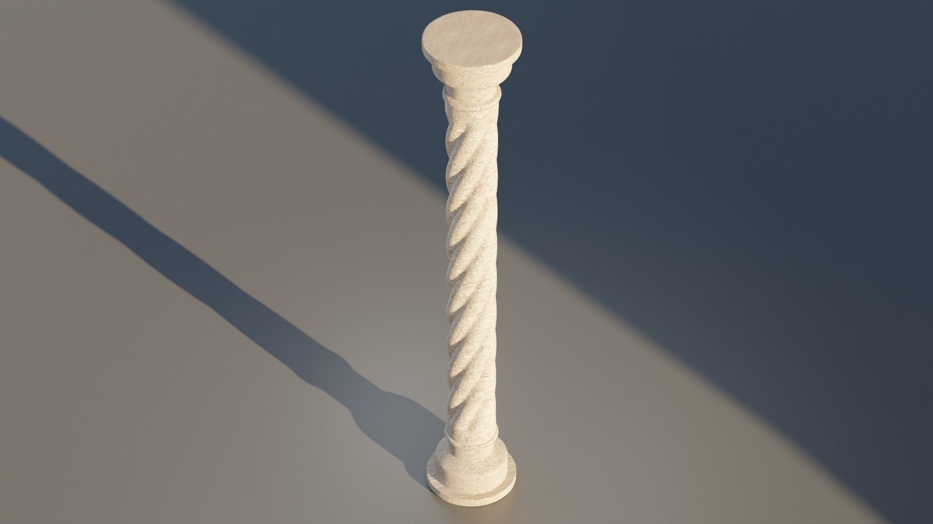 3D Twisted Column - TurboSquid 2379798