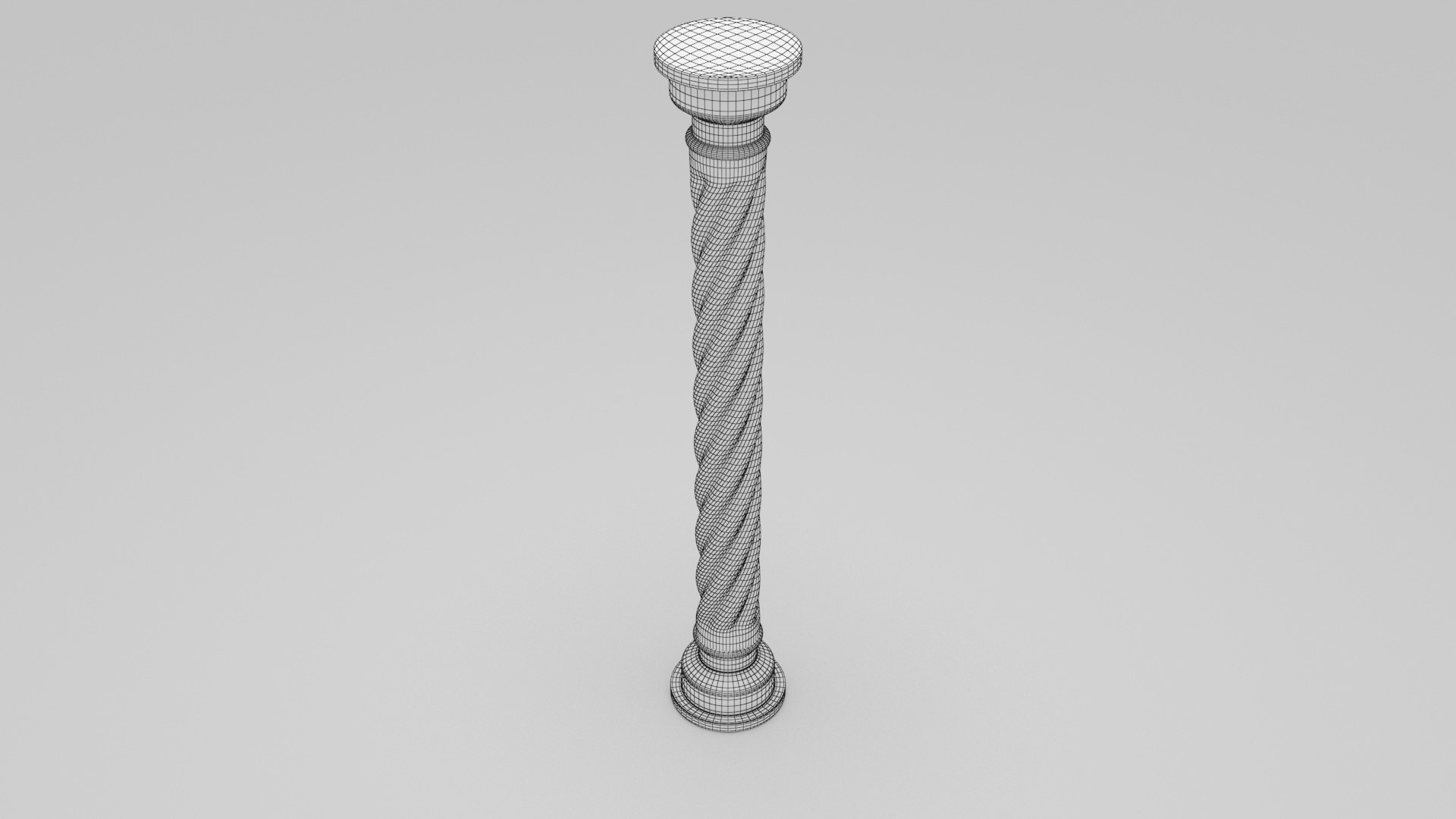 3D Twisted Column - TurboSquid 2379798