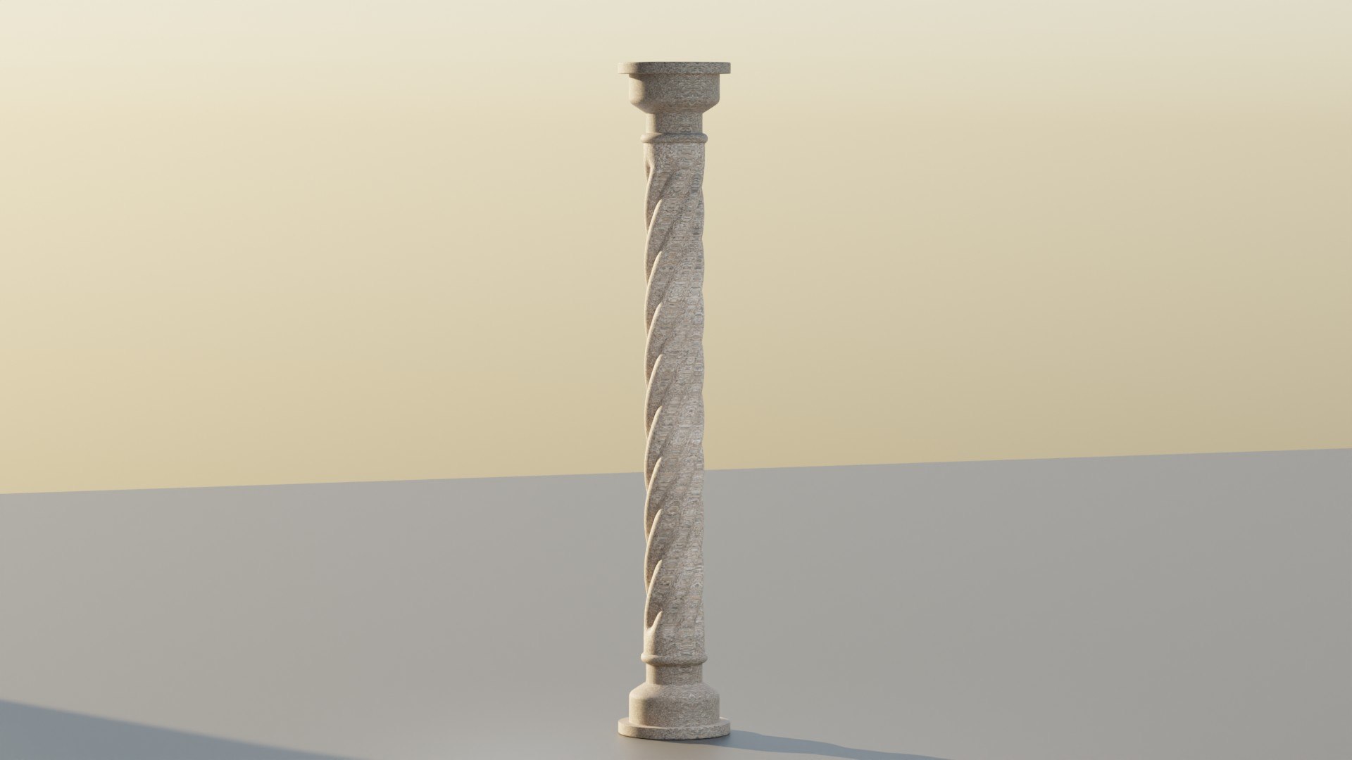 3D Twisted Column - TurboSquid 2379798