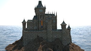 gothic castle 3D
