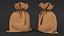 Burlap Sack Tied Closed