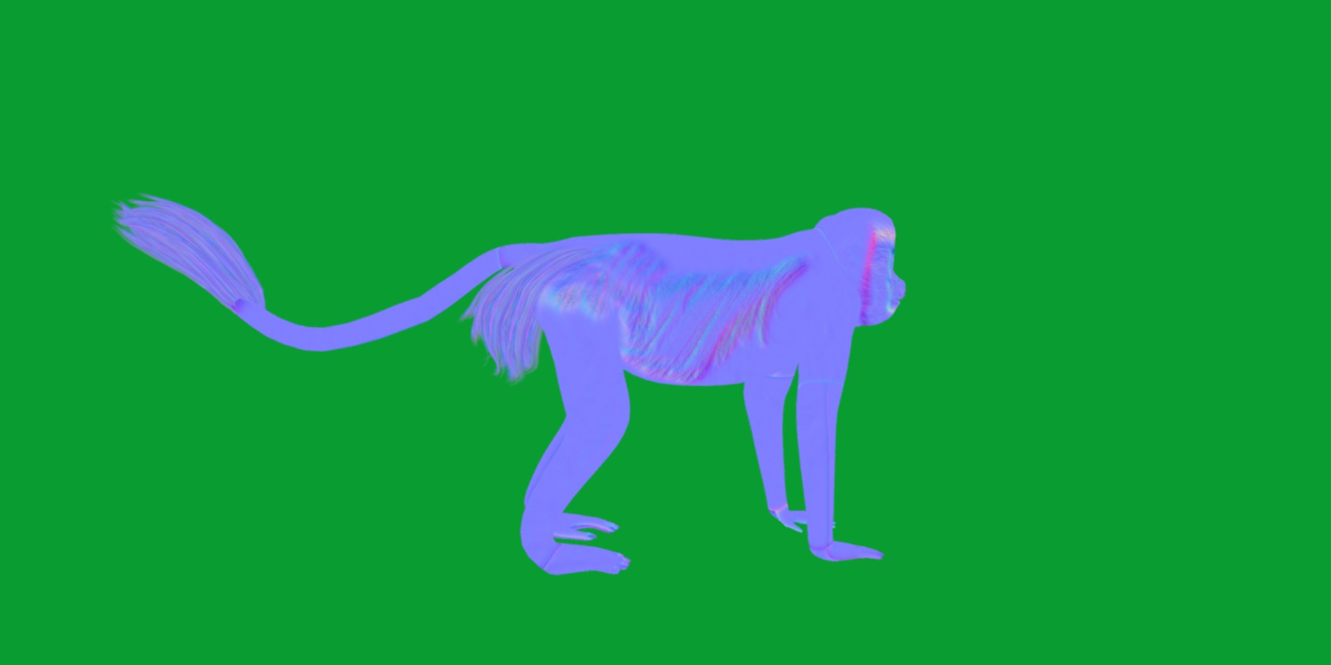 3D Black White Colobus Monkey Model - TurboSquid 2397291