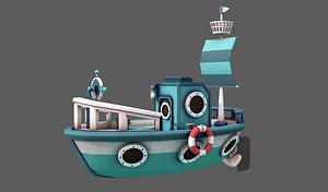 3D model ship v01