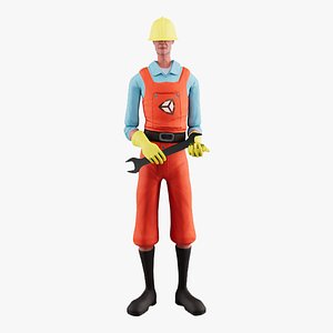 Construction Worker 3D