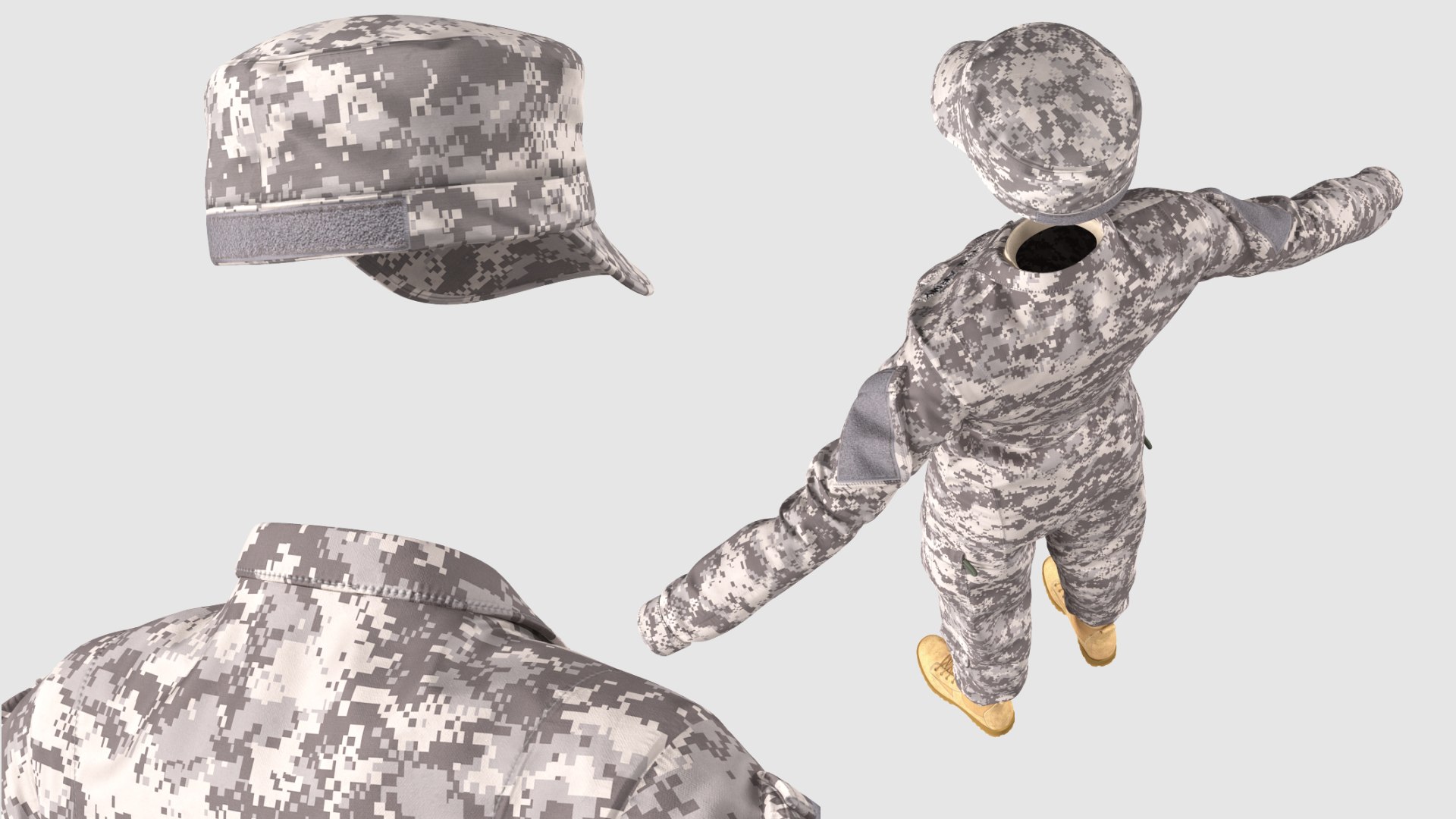 3D female soldier military acu https://p.turbosquid.com/ts-thumb/DM/GFlIcg/py/femaleussoldiermilitaryacuuniformc4dmodel007/jpg/1613665231/1920x1080/fit_q87/8d419b4be1752eb16136faf9db3d2b34b9ea59ae/femaleussoldiermilitaryacuuniformc4dmodel007.jpg