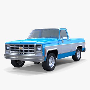 chevrolet c-10 silverado 1979 3D model