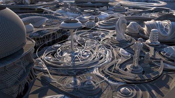 3D city future model - TurboSquid 1693271