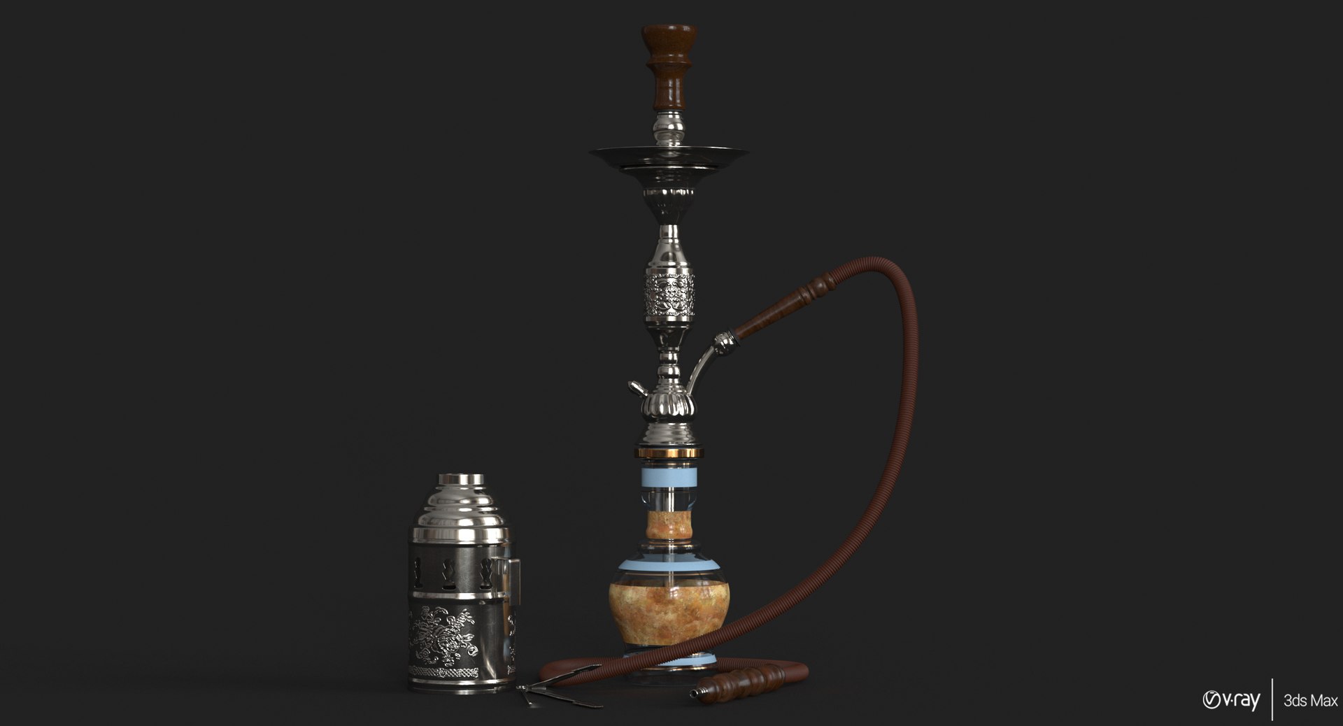 3D Hookah Rig Model - TurboSquid 1177545
