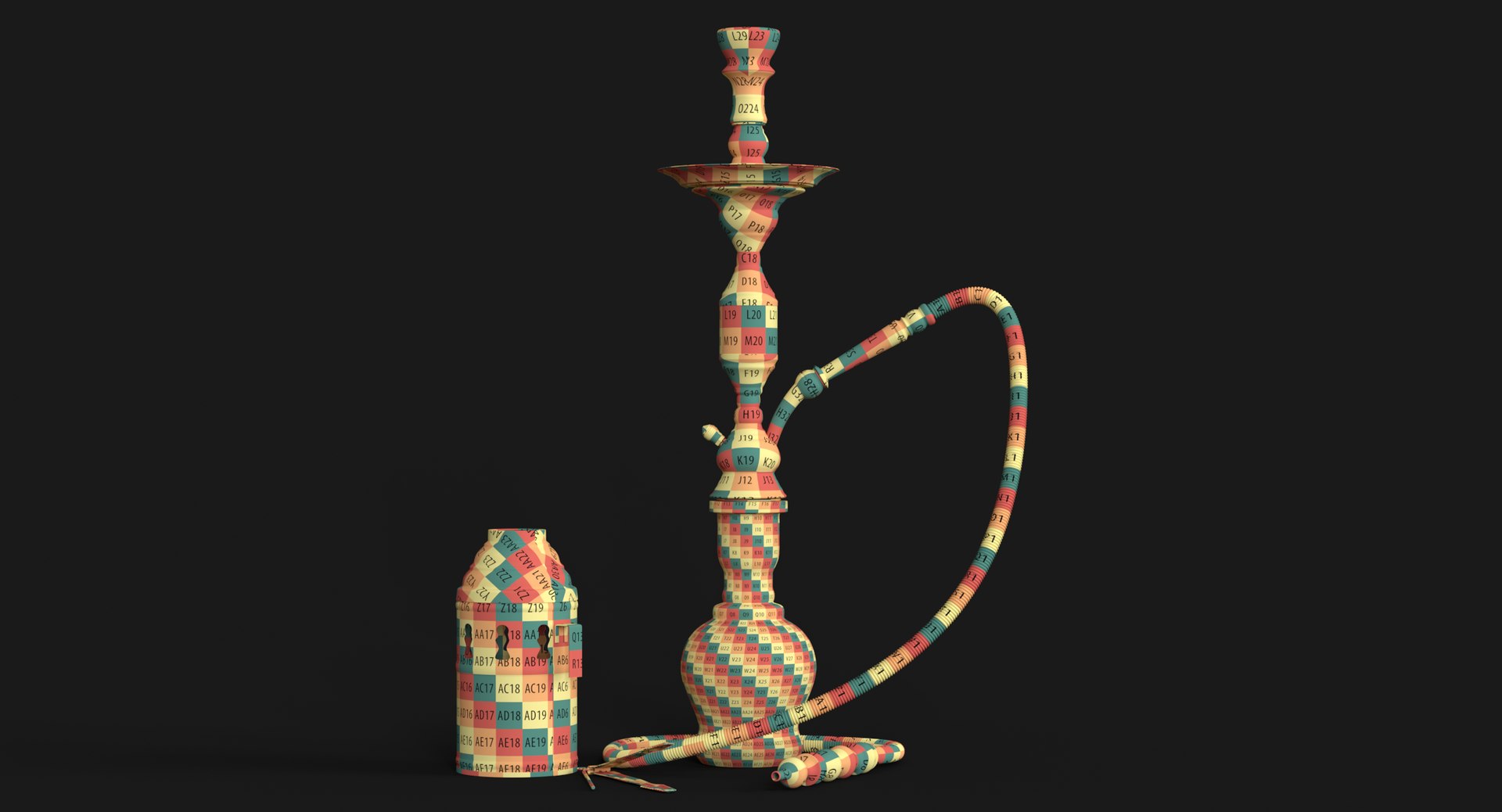3D Hookah Rig Model - TurboSquid 1177545