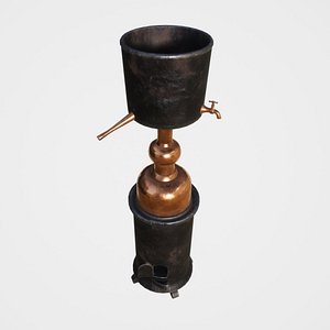 3D alchemical distiller model