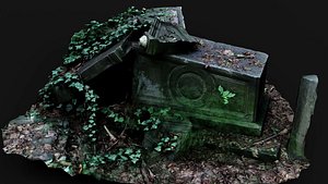 ancient mossy stone ruins PBR photogrammetry 3D