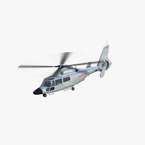 3D model z-9c haitun helicopter
