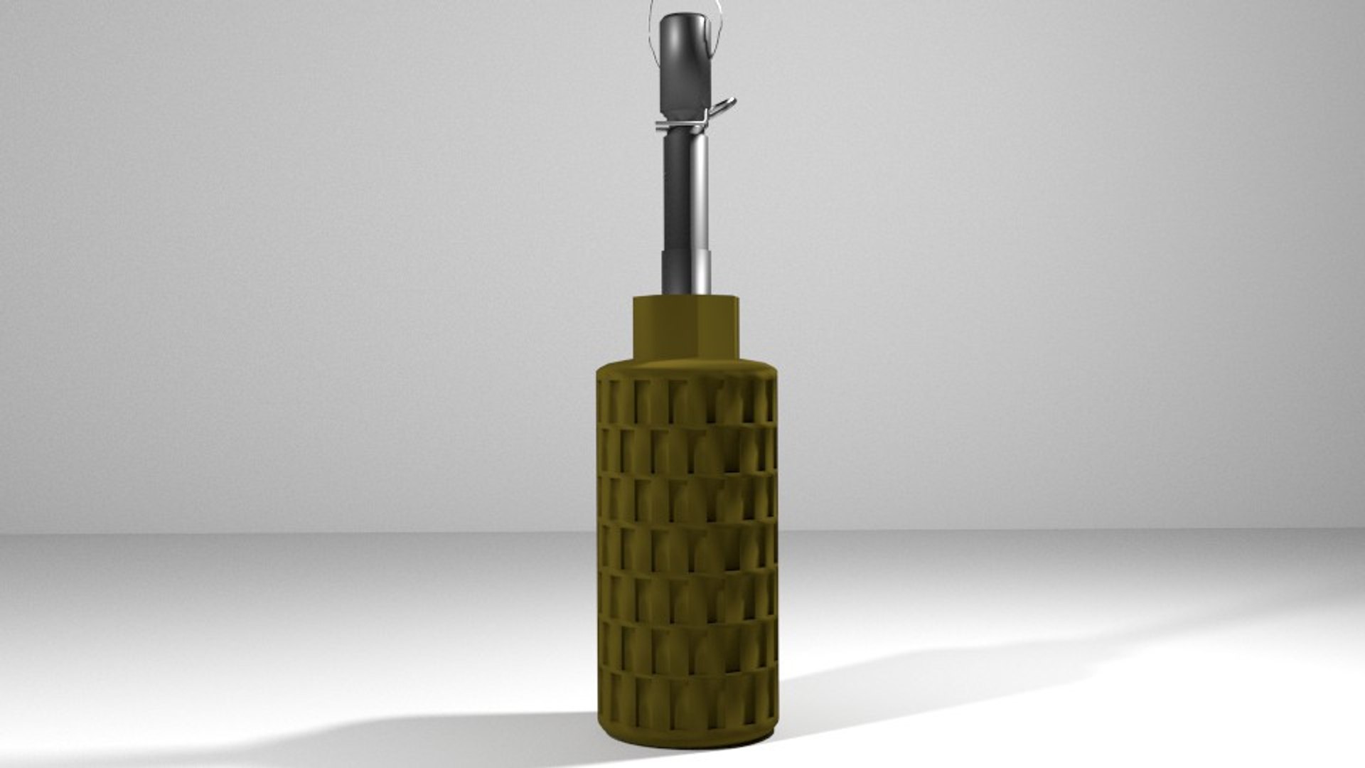 3d Model Landmine Fragmentation Frag
